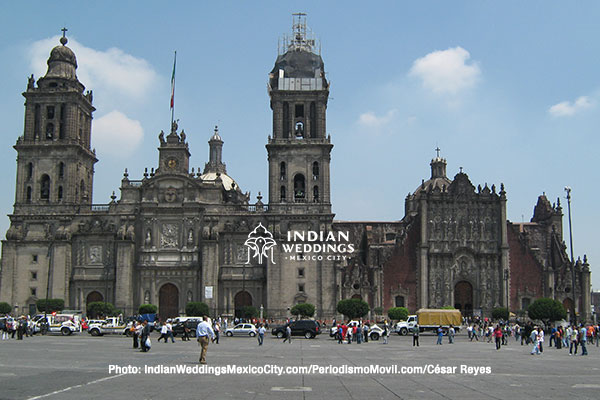 Indian Weddings in Mexico City: Catedral Metropolitana