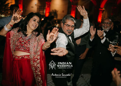 Indian Weddings in Mexico City Ex Convento San Hipolito party