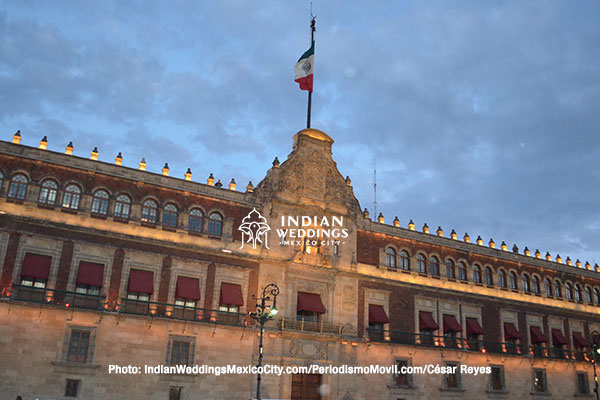 Indian Weddings in Mexico City: Palacio Nacional